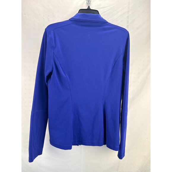 Under Armour Gear Blue Full Zip Jacket Size Large Fitted Running Athletic - Picture 5 of 7